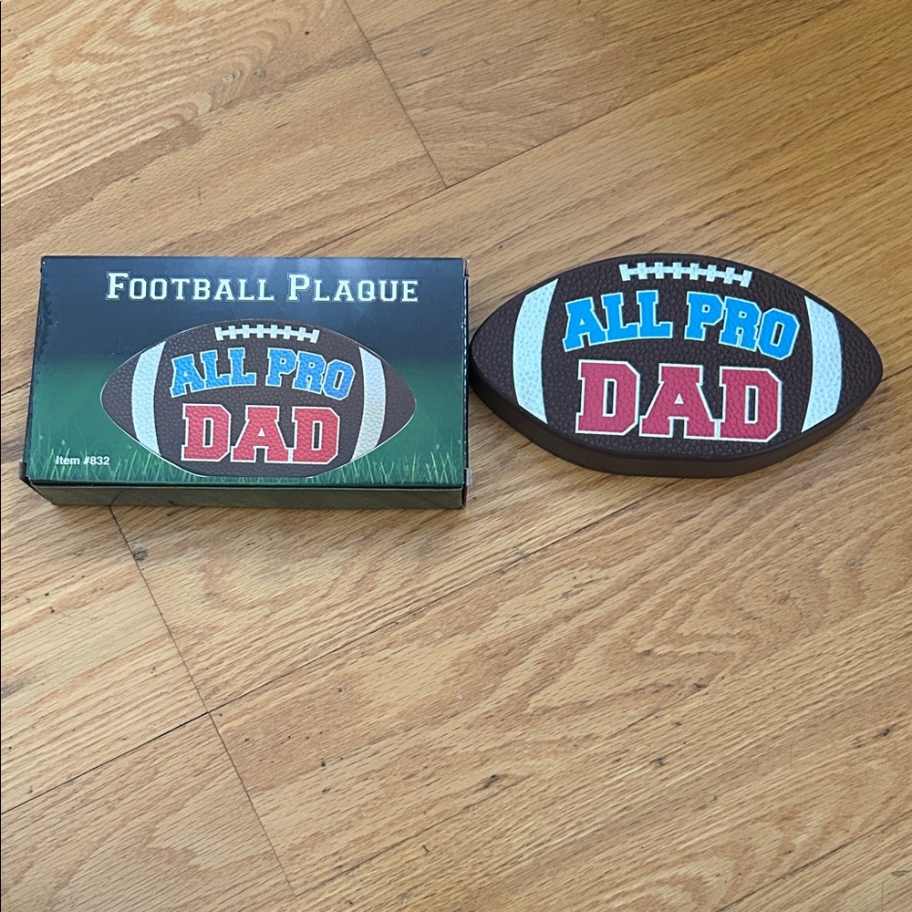 All Pro Dad Football Plaque